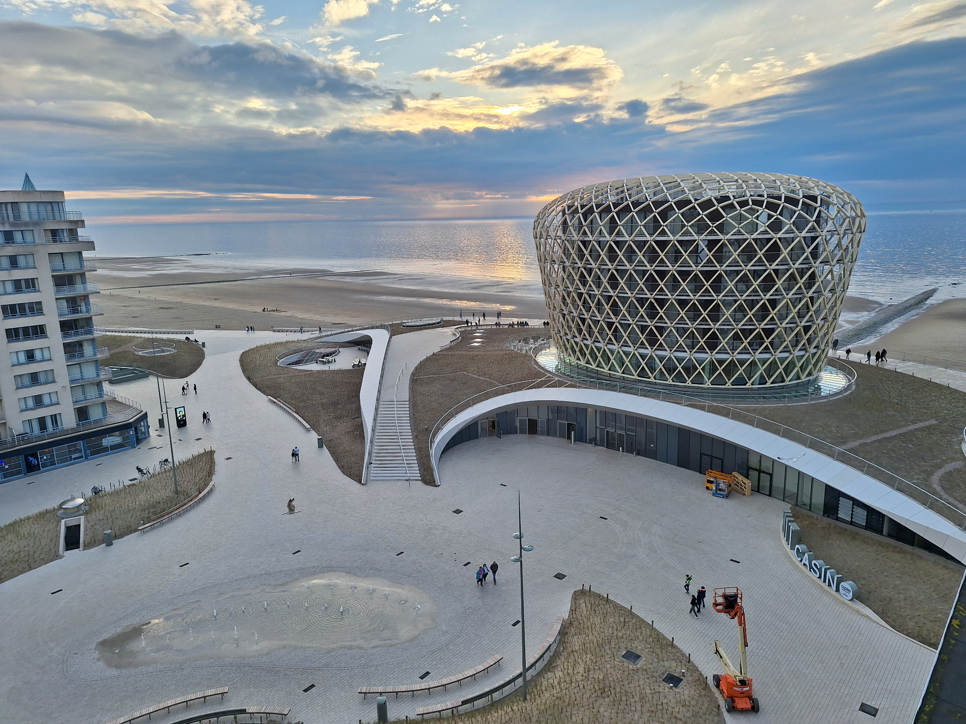 Fin d’après-midi — vue sur la mer du Nord et le SILT depuis Ravenna Sky and Sea